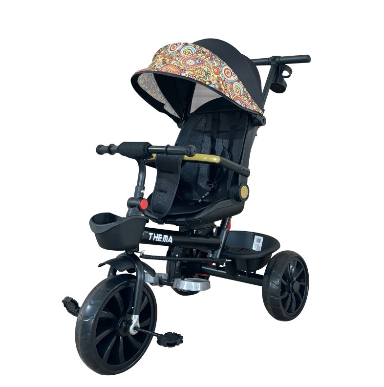 tricikl ts-588-flower sa rotirajućim sedištem i metalnim ramom