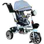 tricikl ts610-sivi tricikl ts610 sivi sa rotirajućim sedištem i pu točkovima