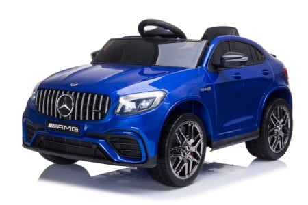 mercedes amg glc 63s coupe plavi licencirani dečiji automobil na akumulator