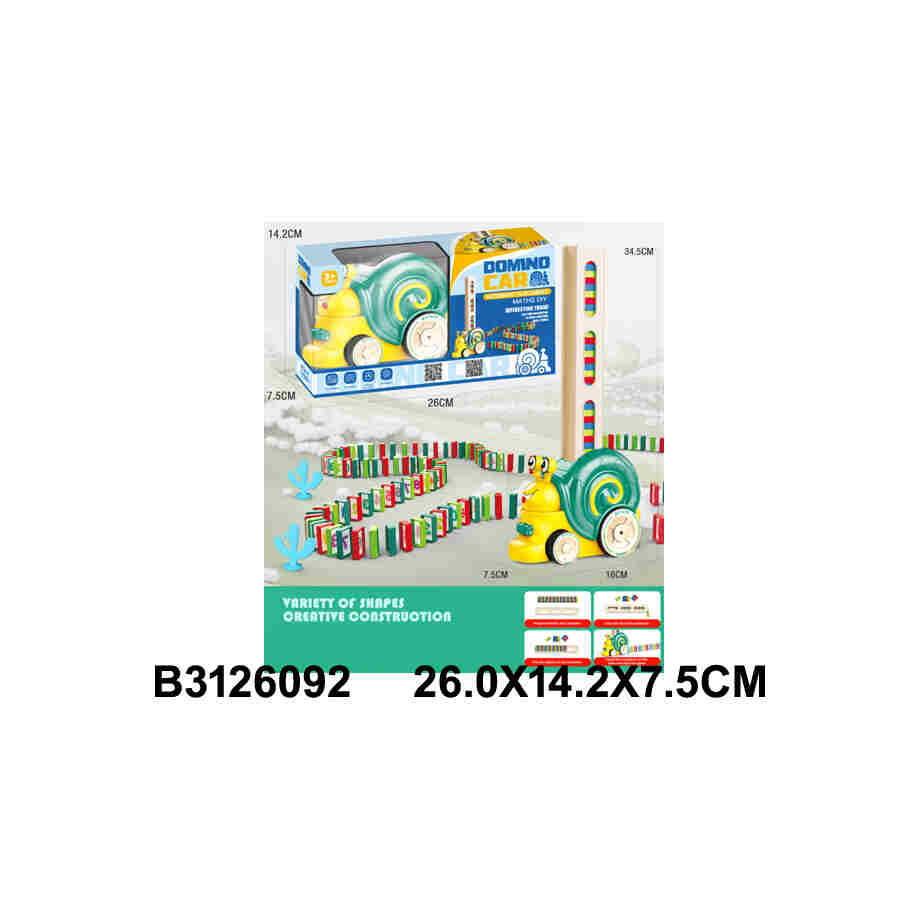 puž domine društvena igra u pakovanju dimenzija 26x14.2x7.5cm