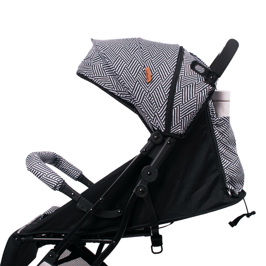 Jungle kolica QUAD 0m+ – crno-bela