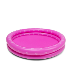 Swim Essentials dečiji bazen 100cm jarko pink beli motivi duge za decu od 1 godine