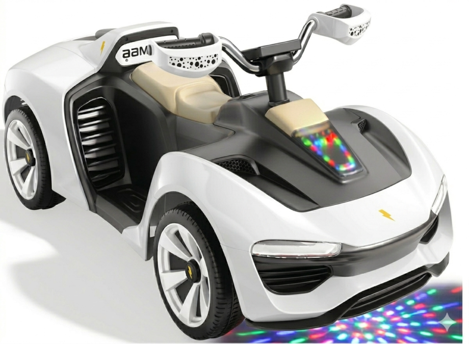 561432 auto sa upravljačem beli auto sa upravljačem za decu na akumulator