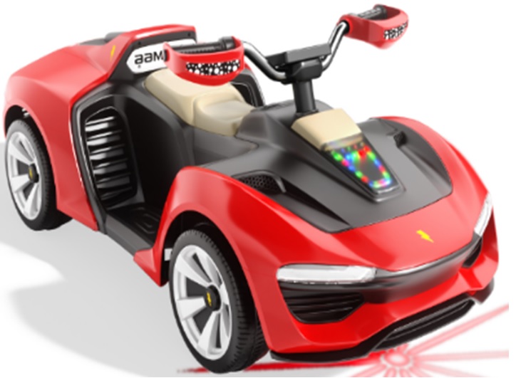 auto sa upravljačem crveni crveni auto sa upravljačem na akumulator za decu