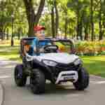 auto na baterije ts-5588 bela sa otvorenim vratima