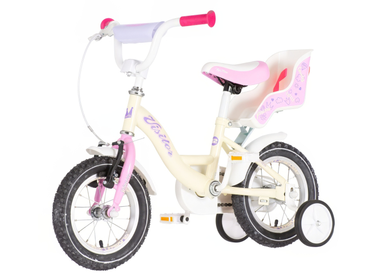 bicikl kids visitor liloo 12 dečiji bicikl visitor liloo 12 inča bež roze mat boja