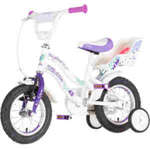 Bicikl kids visitor songbird 12" 7" v-brake kontra 95-115cm (12") belo ljubičasti perla bicikl kids visitor songbird 12 inča belo ljubičasti perla za devojčice