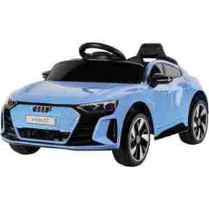 plavi auto na baterije audi e-tron gt licencirani model za decu