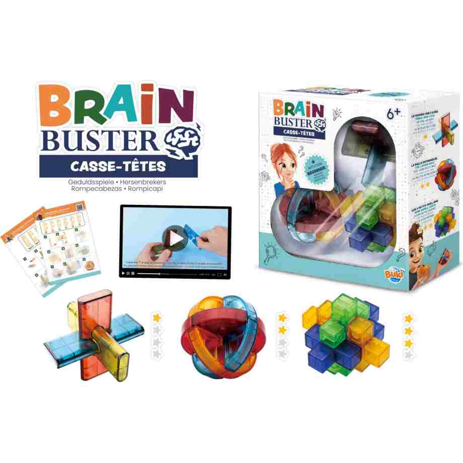 Mozaik slagalice BUKI Brain Buster set za decu razvija logiku i koncentraciju kroz zabavne edukativne izazove
