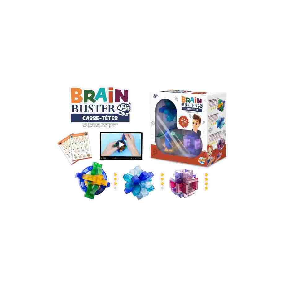 Mozaik slagalice BUKI Brain Buster set razvija logiku i koncentraciju kroz zabavne i edukativne izazove za decu