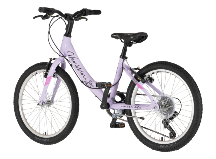 Bicikl junior 20 venssini parma alu 20" alu 12" v-brake 6 brzina 132-155cm (xs) ljubičasti sjaj uv bicikl junior 20 venssini parma venssini parma juniorski bicikl 20 inča ljubičasti sjaj aluminijumski ram