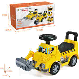 guralica valjak cartoon truck s prednjim valjkom i ergonomskim volanom