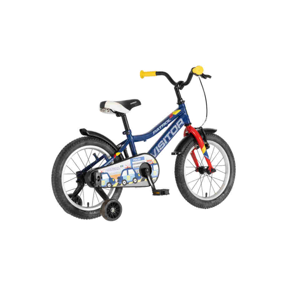 bicikl kids visitor patrol 16 visitor patrol 16 dečiji bicikl plavi perla sa pomoćnim točkićima