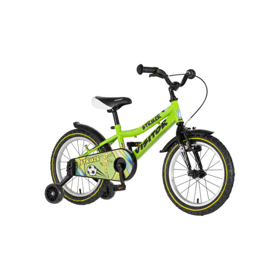 bicikl kids visitor striker 16 visitor striker 16 dečiji bicikl zeleni neon čelični okvir pomoćni