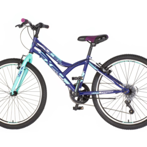 Bicikl junior 24 explorer spy 24" 13" v-brake 6 brzina 132-155cm(xs) plavi bicikl junior 24 explorer spy explorer spy junior bicikl 24 plavi sa čeličnim ramom