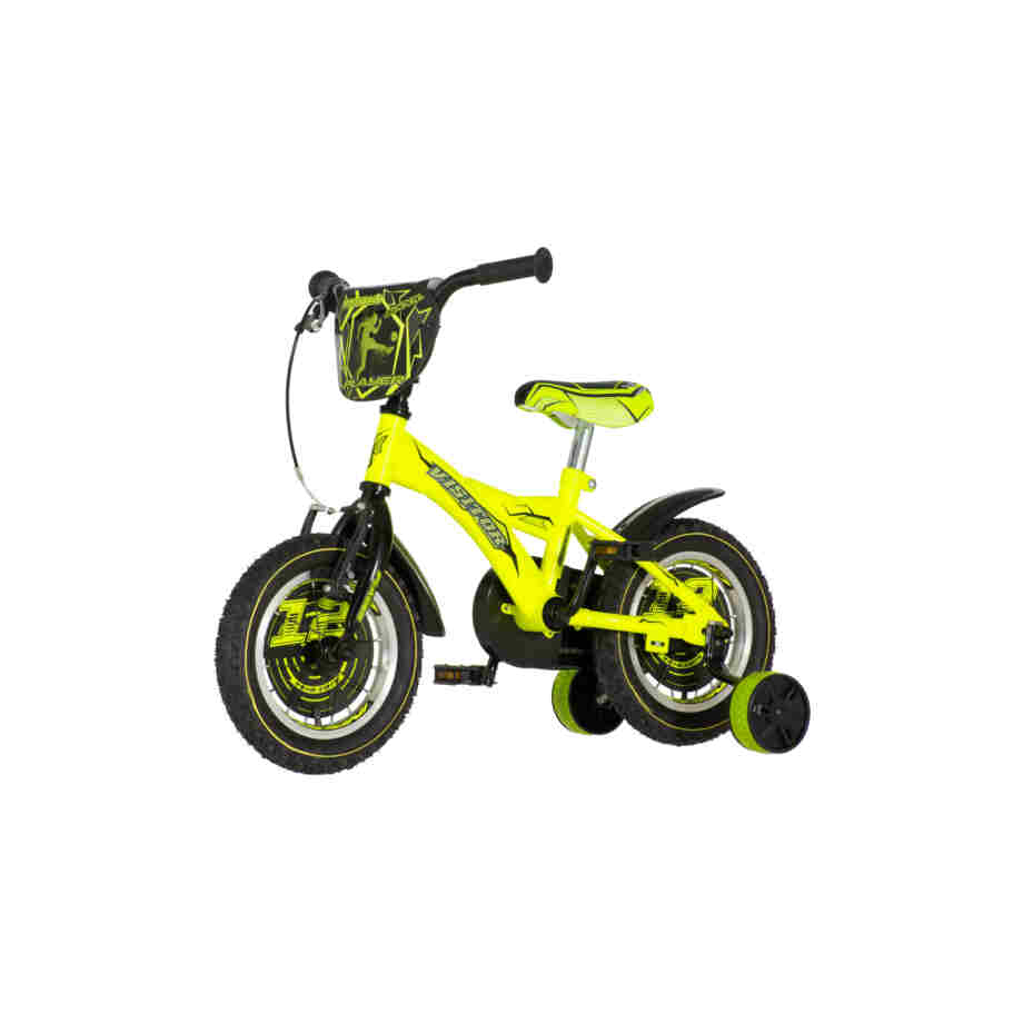 Bicikl kids visitor player 12" 7" v-brake kontra 95-115cm (12") neon žuti uv Bicikl kids visitor player 12" 7" v-brake kontra 95-115cm (12") neon žuti uv