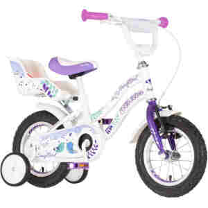 Bicikl kids visitor songbird 12" 7" v-brake kontra 95-115cm (12") belo ljubičasti perla bicikl kids visitor songbird 12 inča belo ljubičasti perla za devojčice