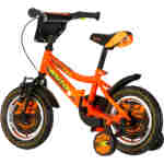 Bicikl kids visitor motocross 12" 8" v-brake  kontra 95-115cm (12") neon narandžasti uv - Slika 4