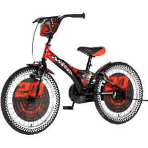 Bicikl kids visitor nitro 20" 10" v-brake kontra 115-135cm (20") crno crveni bicikl kids visitor nitro 20 crno crveni sa anatomskim sedištem