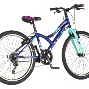 Bicikl junior 24 explorer spy 24" 13" v-brake 6 brzina 132-155cm(xs) plavi bicikl junior 24 explorer spy explorer spy junior bicikl 24 plavi sa čeličnim ramom