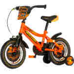 Bicikl kids visitor motocross 12" 8" v-brake  kontra 95-115cm (12") neon narandžasti uv - Slika 5