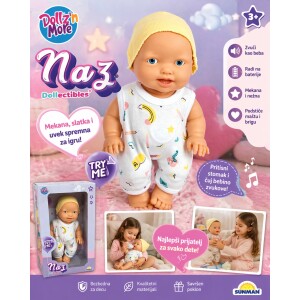 Lutka beba Naz lutka beba naz preslatka igračka za devojčice Lutka beba Naz