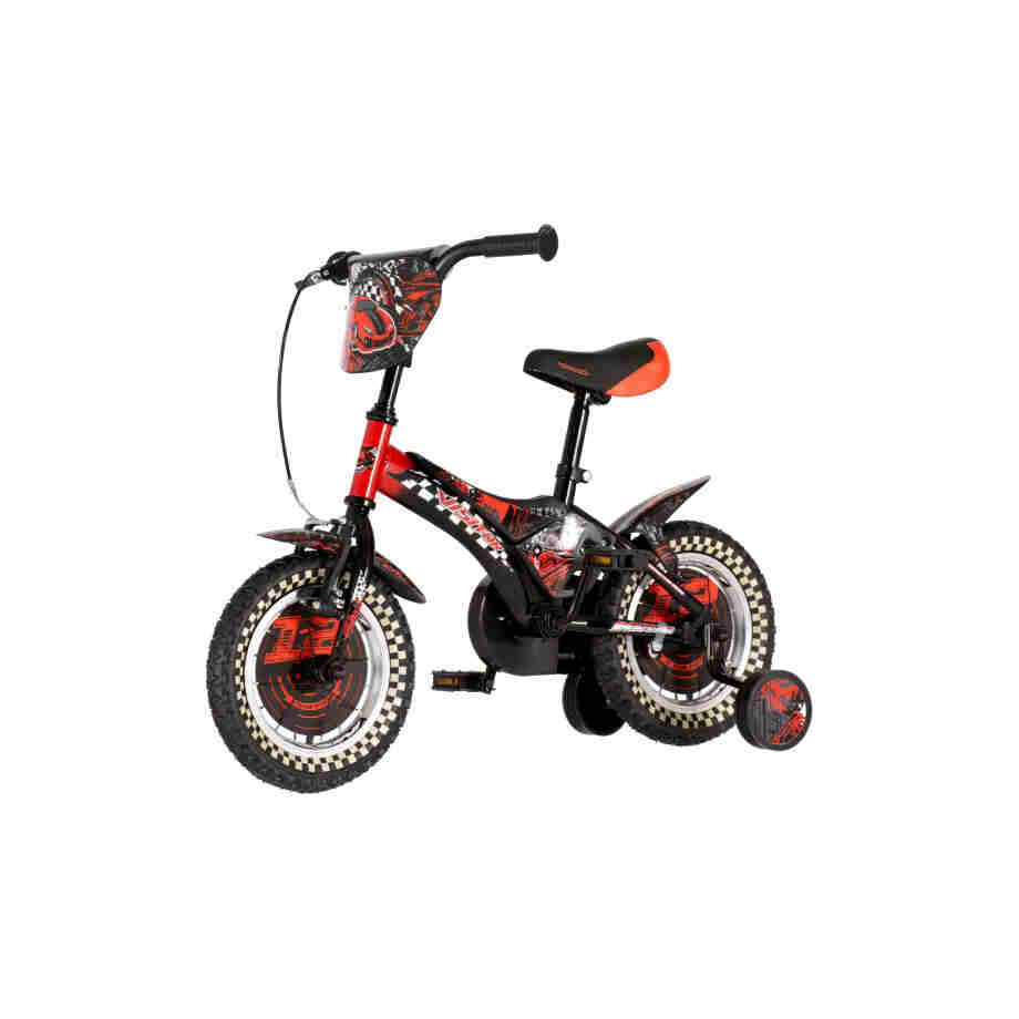 bicikl kids visitor nitro 12 visitor nitro dečji bicikl 12 inča crno crvene boje sa