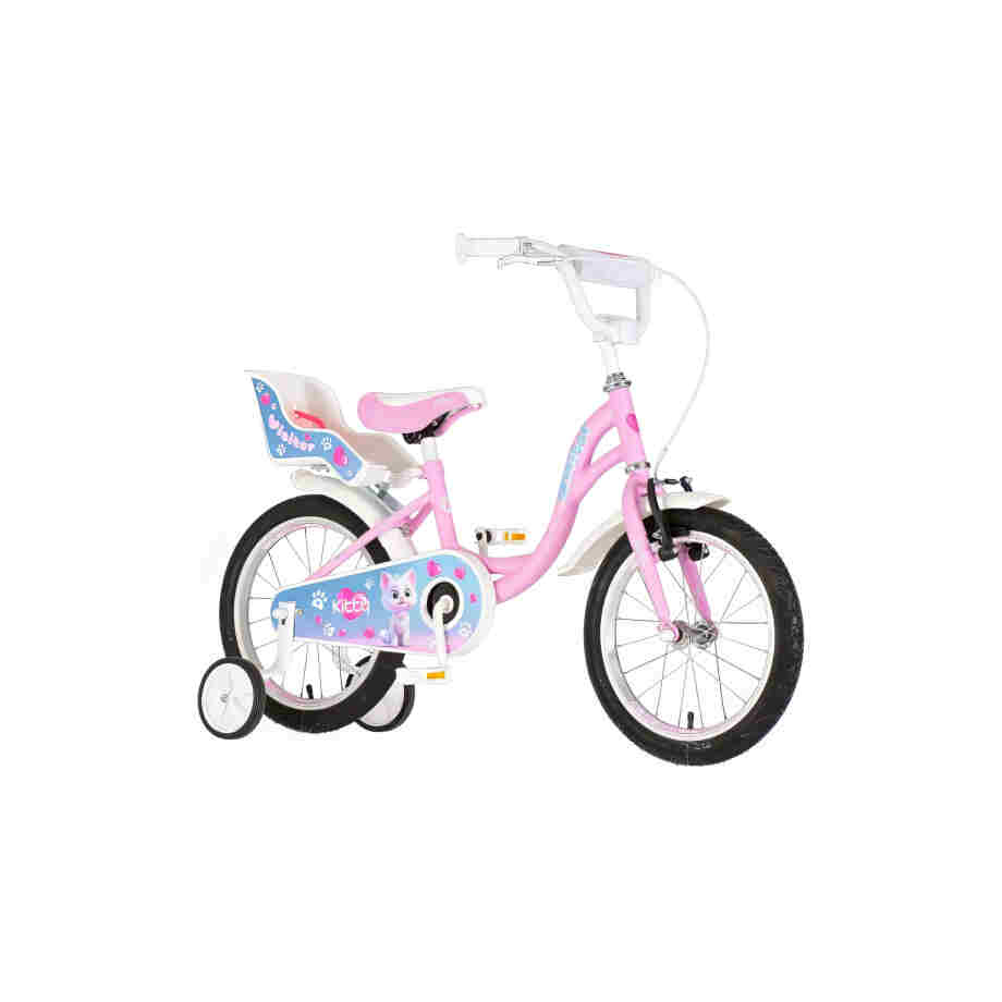 KH3-1160099-03 bicikl kids visitor kitty 16 roze bicikl visitor kitty 16 inča za devojčice sa mekkim