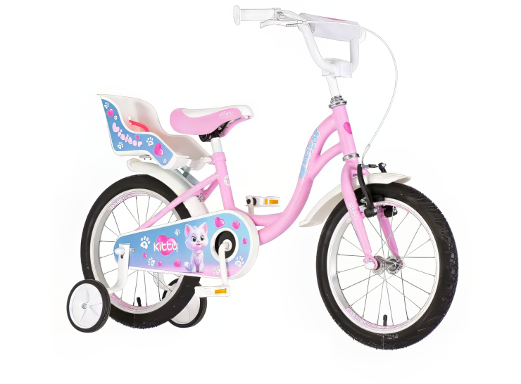 KH3-1160099-03 bicikl kids visitor kitty 16 roze bicikl visitor kitty 16 inča za devojčice sa mekkim