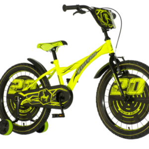 Bicikl kids visitor player 20" 10" v-brake  kontra 115-135cm (20") neon žuti uv