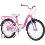 bicikl kids visitor unicorn 20 visitor unicorn 20 dečiji bicikl za devojčice roze uv sjaj