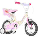 Bicikl kids visitor liloo 12" 8" v-brake kontra 95-115cm (12") bež roze mat bicikl kids visitor liloo 12 dečiji bicikl visitor liloo 12 inča bež roze mat boja