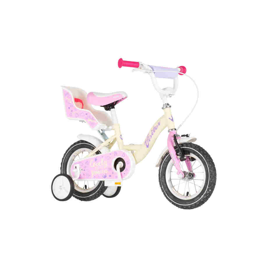 bicikl kids visitor liloo 12 dečiji bicikl visitor liloo 12 inča bež roze mat boja