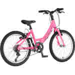 Bicikl junior 20 venssini parma alu 20" alu 12" v-brake 6 brzina 132-155cm (xs) roza bicikl junior 20 venssini parma venssini parma juniorski bicikl 20 inča roza aluminijumski ram v-brake