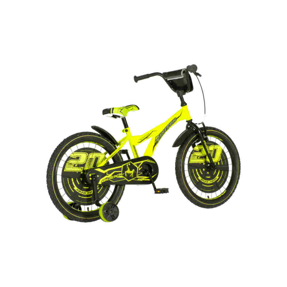 Bicikl kids visitor player 20" 10" v-brake kontra 115-135cm (20") neon žuti uv Bicikl kids visitor player 20" 10" v-brake kontra 115-135cm (20") neon žuti uv
