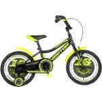 Bicikl kids visitor ranger 16" 9" v-brake  kontra 105-125cm (16") crno žuti polu mat - Slika 2