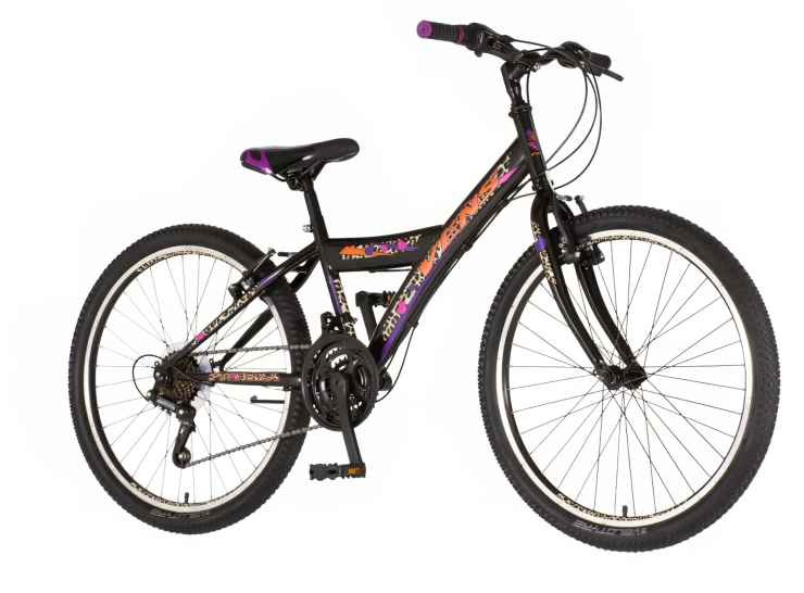 bicikl junior 24 venssini parma venssini parma 24 juniorski mtb bicikl crno narandžasti perla 18