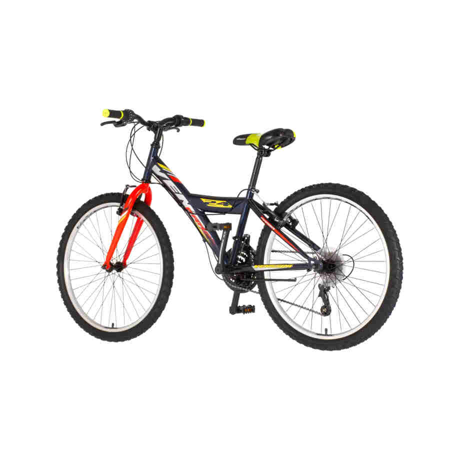 Bicikl junior 24 venssini parma 24" 13" v-brake 18 brzina 132-155cm (xs) plavi QAZ 1241067 16