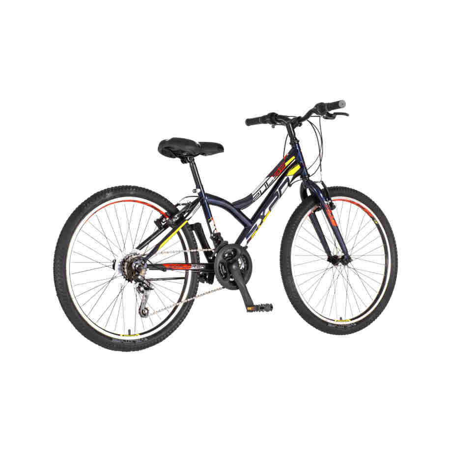 bicikl junior 24 explorer spy plavi planinski sa v-brake kočnicama