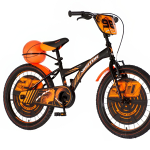 Bicikl kids visitor basket 20" 10" v-brake  kontra 115-135cm (20") crno narandžasti