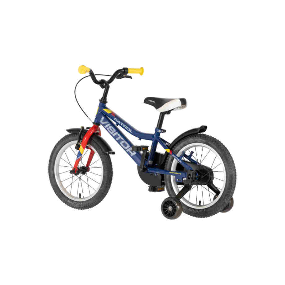 bicikl kids visitor patrol 16 visitor patrol 16 dečiji bicikl plavi perla sa pomoćnim točkićima