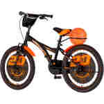 Bicikl kids visitor basket 20" 10" v-brake  kontra 115-135cm (20") crno narandžasti - Slika 4