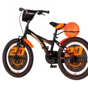 Bicikl kids visitor basket 20" 10" v-brake kontra 115-135cm (20") crno narandžasti Bicikl kids visitor basket 20" 10" v-brake kontra 115-135cm (20") crno narandžasti - Slika 4