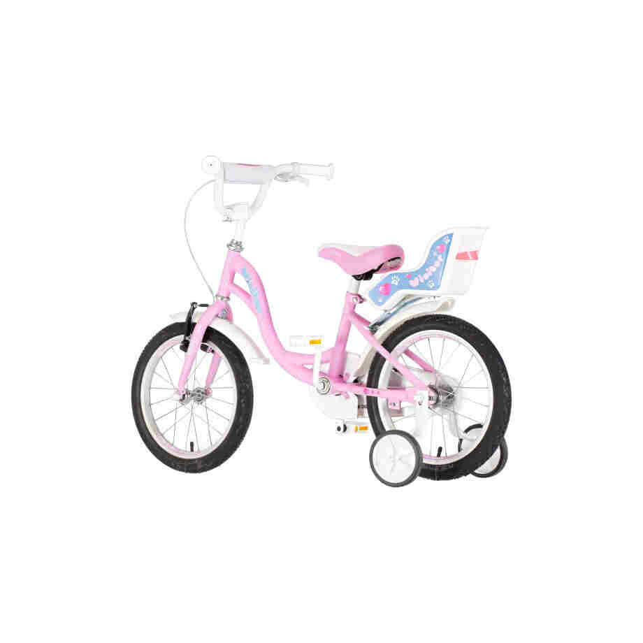 Bicikl kids visitor kitty 16" 9" v-brake kontra 105-125cm (16") roze bicikl kids visitor kitty 16 roze bicikl visitor kitty 16 inča za devojčice sa mekkim
