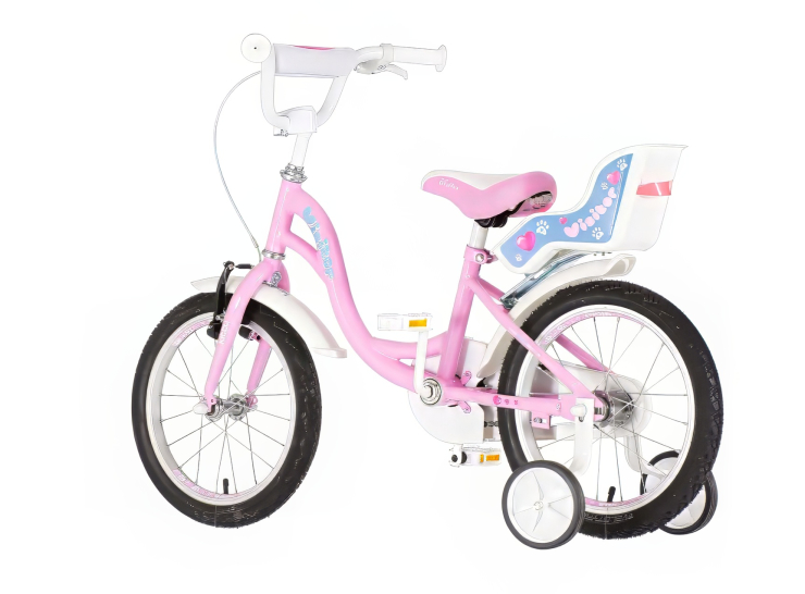Bicikl kids visitor kitty 16" 9" v-brake kontra 105-125cm (16") roze bicikl kids visitor kitty 16 roze bicikl visitor kitty 16 inča za devojčice sa mekkim