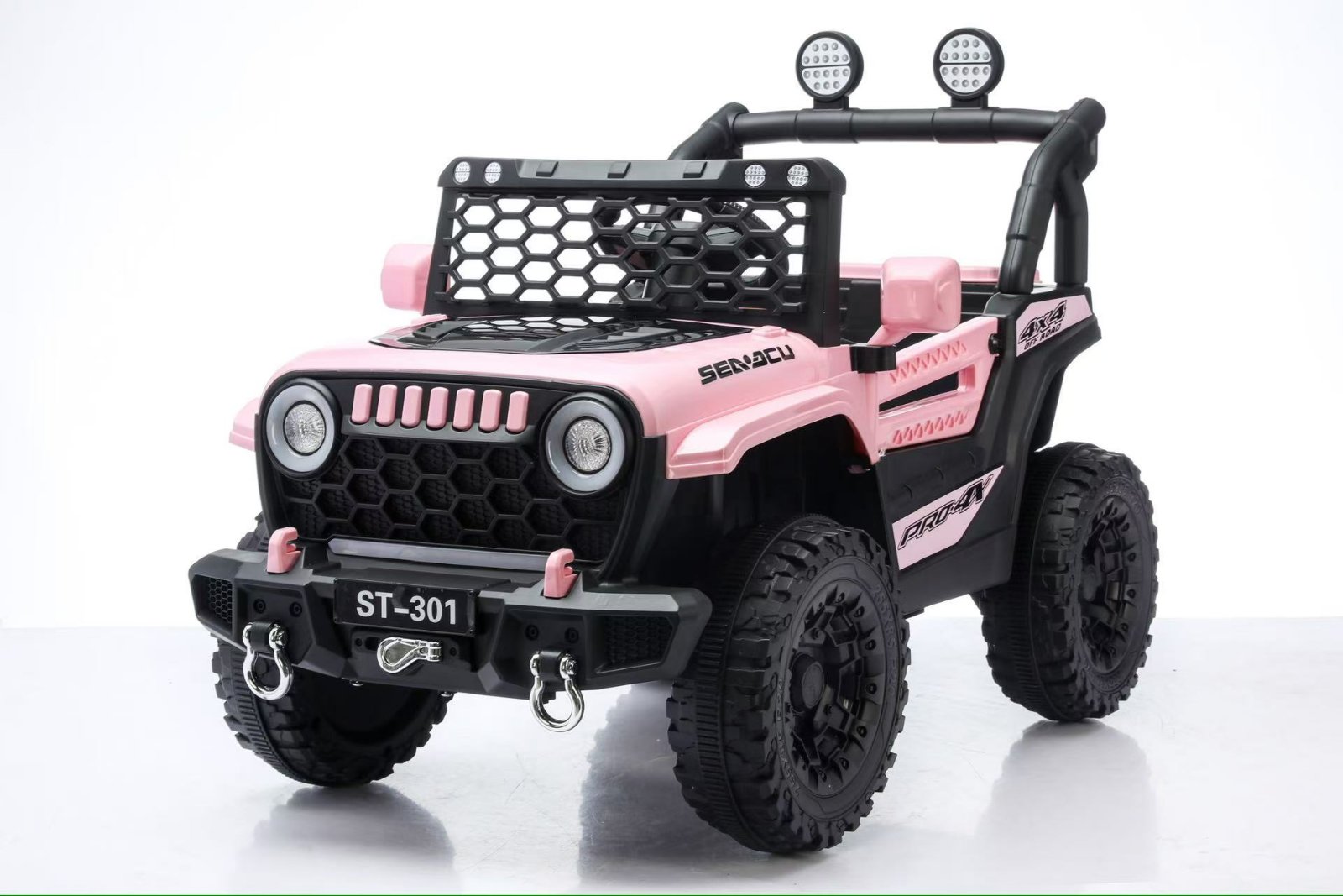 auto na baterije ts-301 roze električni automobil za decu