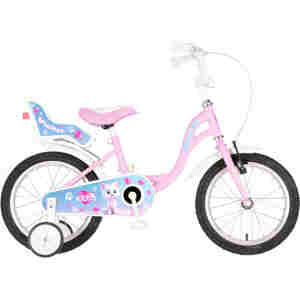 Bicikl kids visitor kitty 16" 9" v-brake kontra 105-125cm (16") roze bicikl kids visitor kitty 16 roze bicikl visitor kitty 16 inča za devojčice sa mekkim