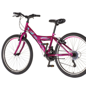 Bicikl junior 24 venssini parma 24" 13" v-brake 18 brzina 132-155cm(xs) ljubičasti uv sjaj perla bicikl junior 24 venssini parma venssini parma 24 juniorski mtb bicikl ljubičasti uv sjaj perla