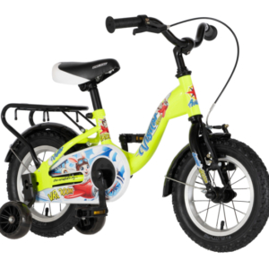 bicikl kids visitor aviator 12 visitor aviator 12 neon zeleni dečiji bicikl sa pomoćnim točkićima