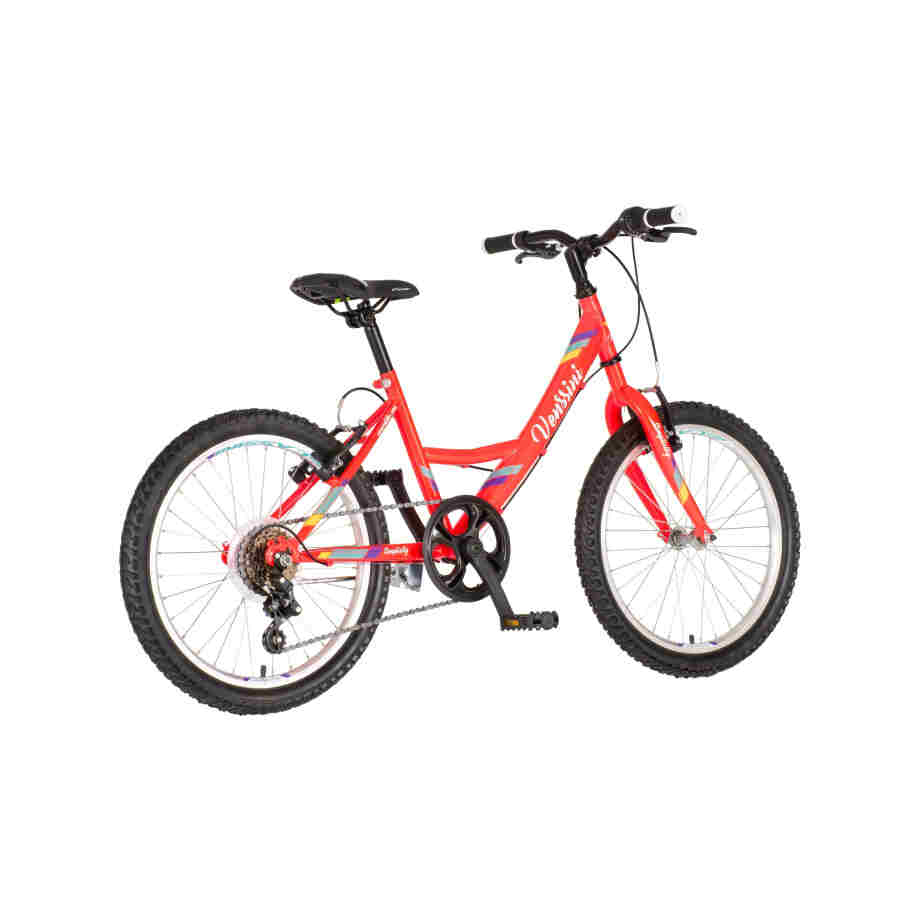 Bicikl junior 20 venssini parma 20" 13" v-brake 6 brzina 120-142cm (xxs) crveni bicikl junior 20 venssini parma crveni sa v-brake kočnicama